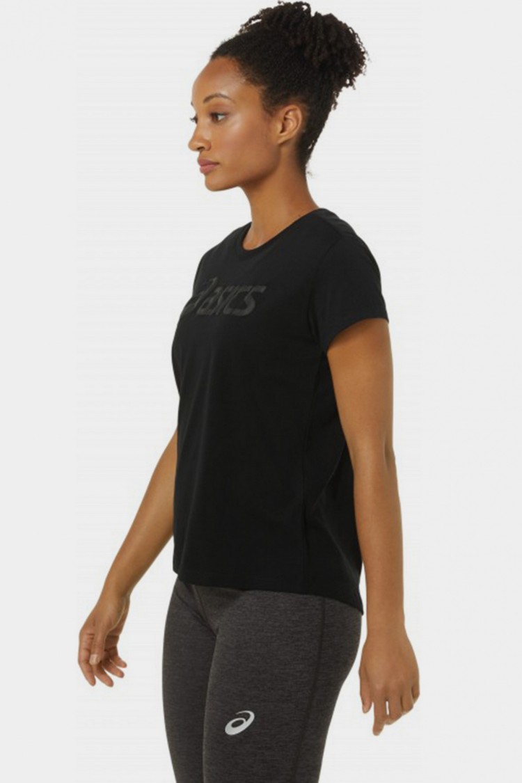 Футболка жіноча Asics ASICS BIG LOGO TEE III чорна 2032C411-002 изображение 3