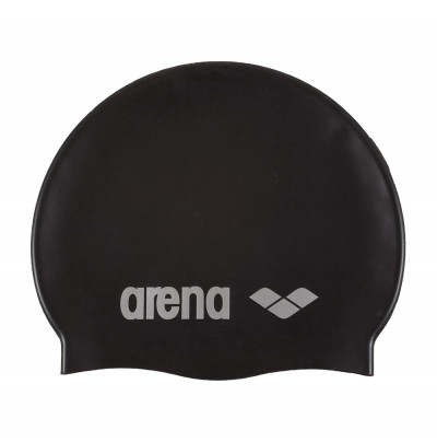 Шапочка для плавания  Arena CLASSIC SILICONE черная 91662-055