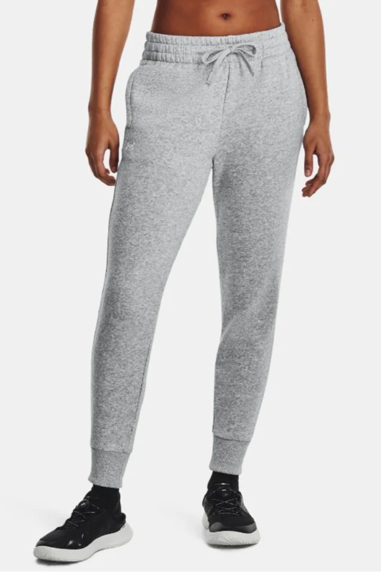 Штани жіночі Under Armour UA Rival Fleece Jogger сірі 1379438-012 изображение 2