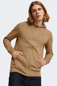 Толстовка мужская Puma BETTER ESSENTIALS Full-Zip Hoodie FL бежевая 67681585 изображение 2