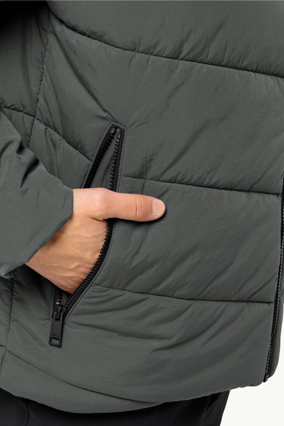 Куртка чоловіча Jack Wolfskin KAROLINGER JKT M зелена 1207831-4136 — фото 4
