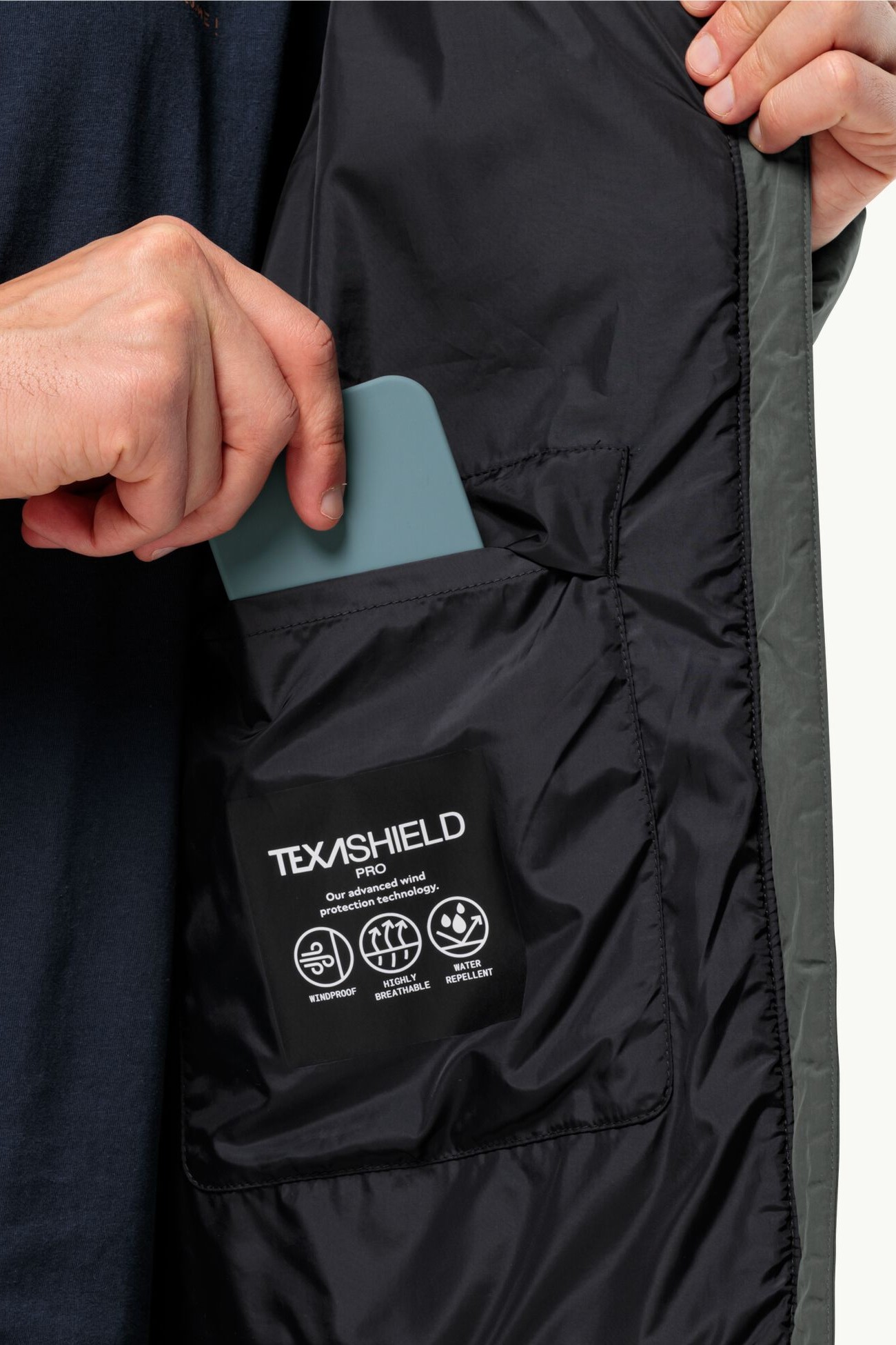 Куртка мужская Jack Wolfskin KAROLINGER JKT M зеленая 1207831-4136 изображение 7