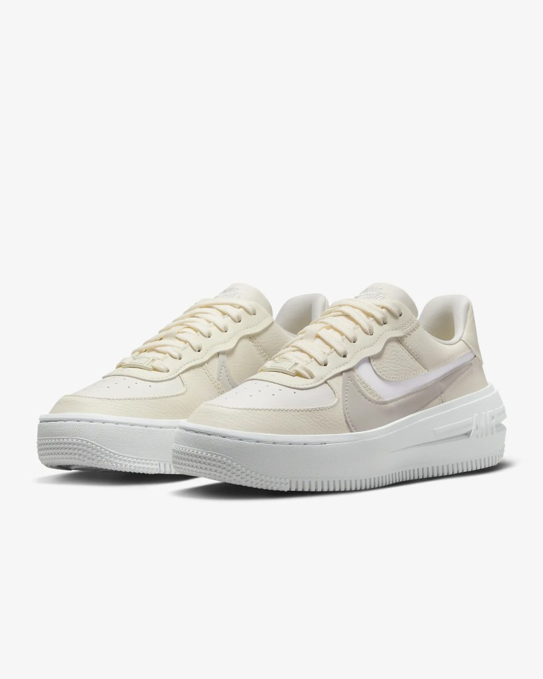 Кроссовки женские Nike W AF1 PLT.AF.ORM бежевые DJ9946-107 изображение 4