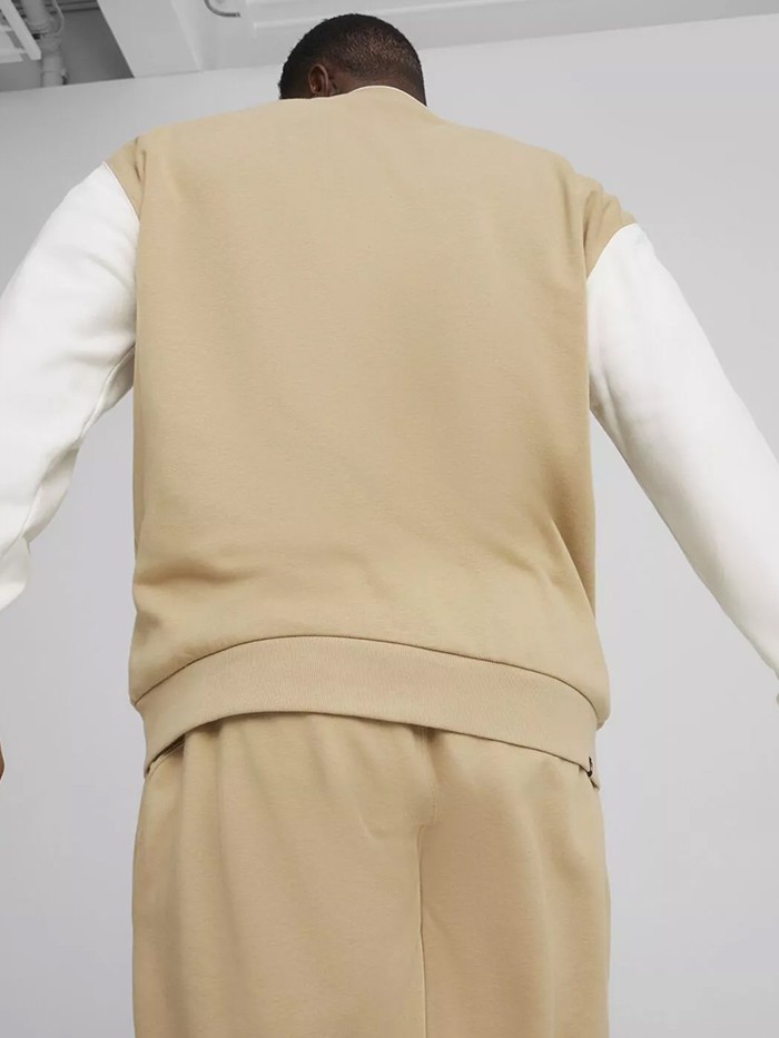 Толстовка чоловіча Puma SQUAD Track Jacket TR бежева 67897183 — фото 3