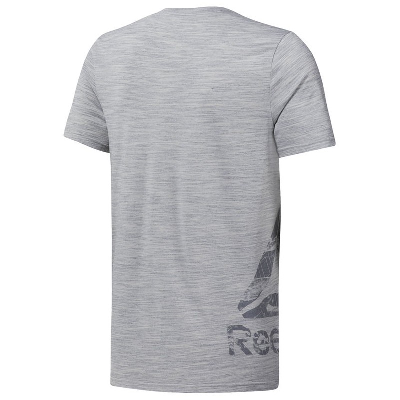 Футболка мужская Reebok Te Marble Group Tee серая DU8281 изображение 3