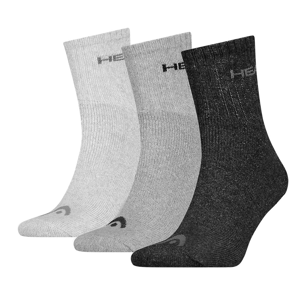 Носки HEAD SHORT CREW 3P UNISEX черные 701213457001