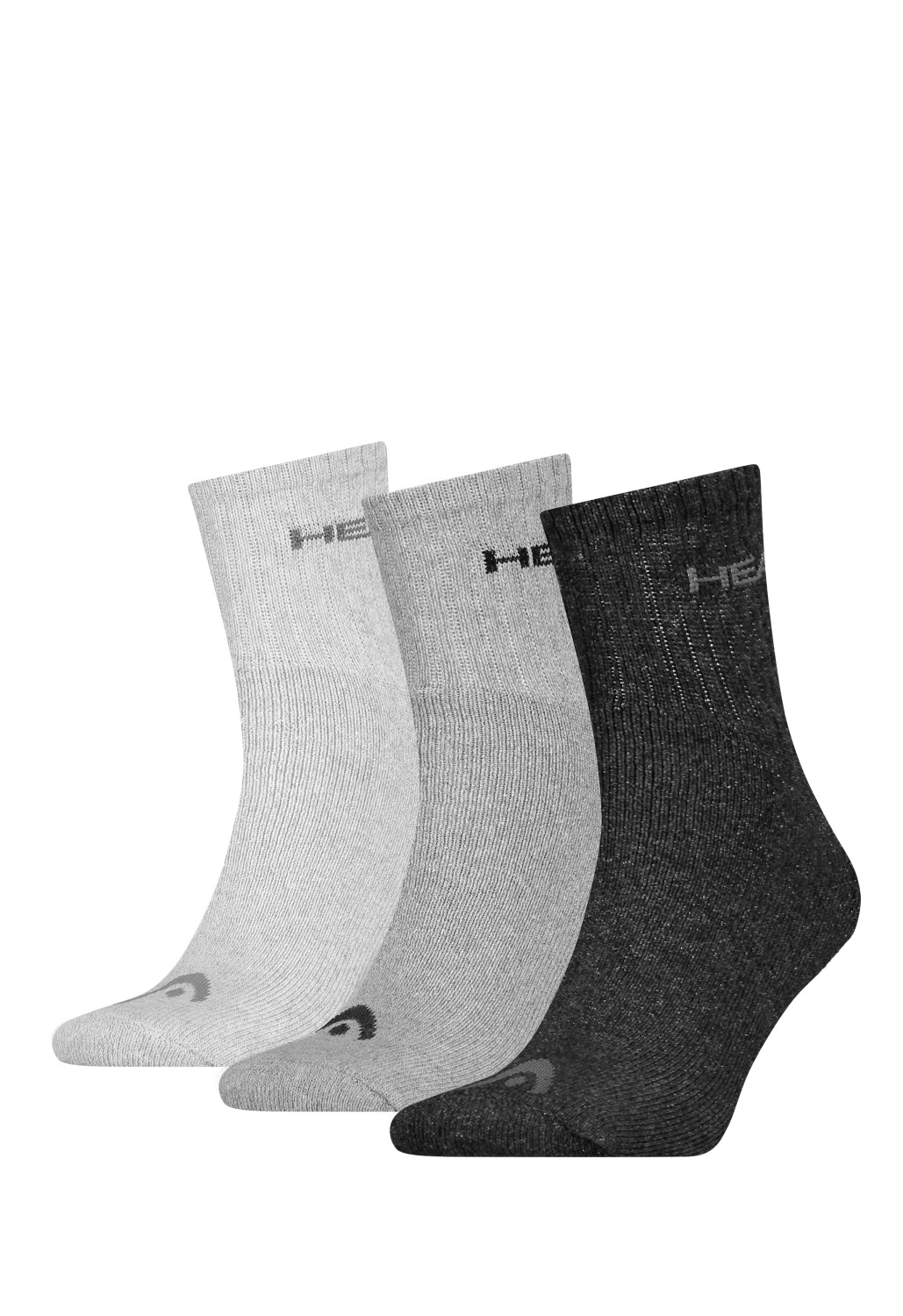 Носки HEAD SHORT CREW 3P UNISEX черные 701213457001 изображение 2