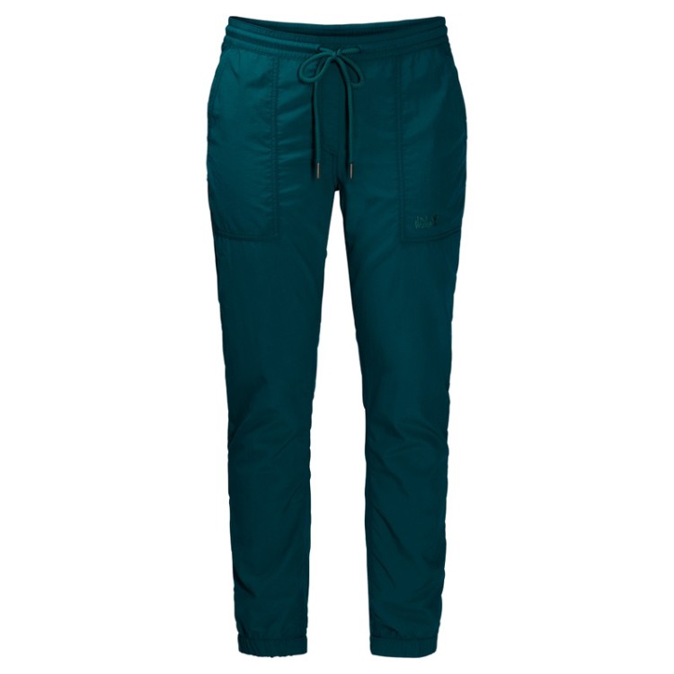 Брюки женские Jack Wolfskin зеленые 1504751-4041 изображение 1