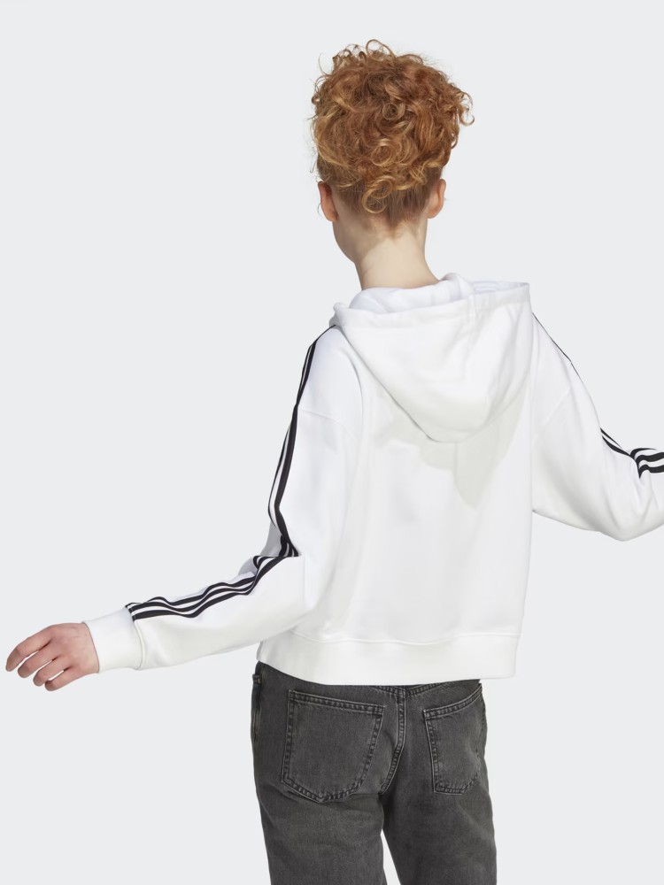 Толстовка жіноча Adidas W 3S FT FZ S HD біла IK8387 изображение 3