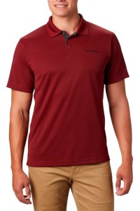Футболка мужская Columbia Utilizer Polo бордовая 1772055-664 изображение 4