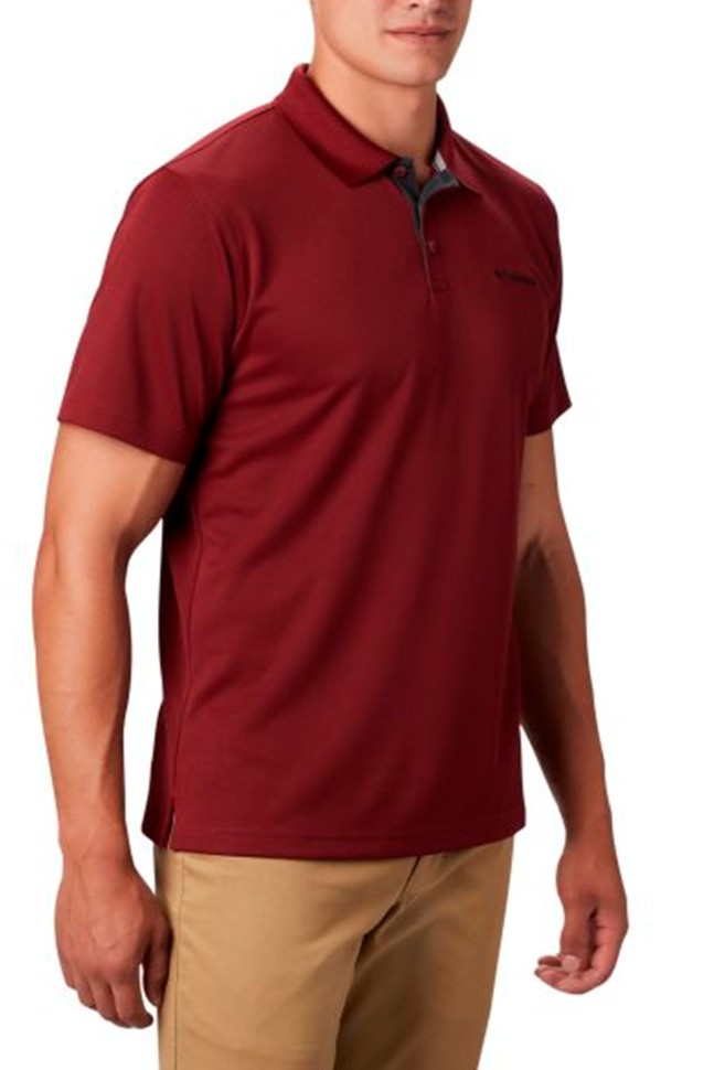 Футболка мужская Columbia Utilizer Polo бордовая 1772055-664 изображение 6