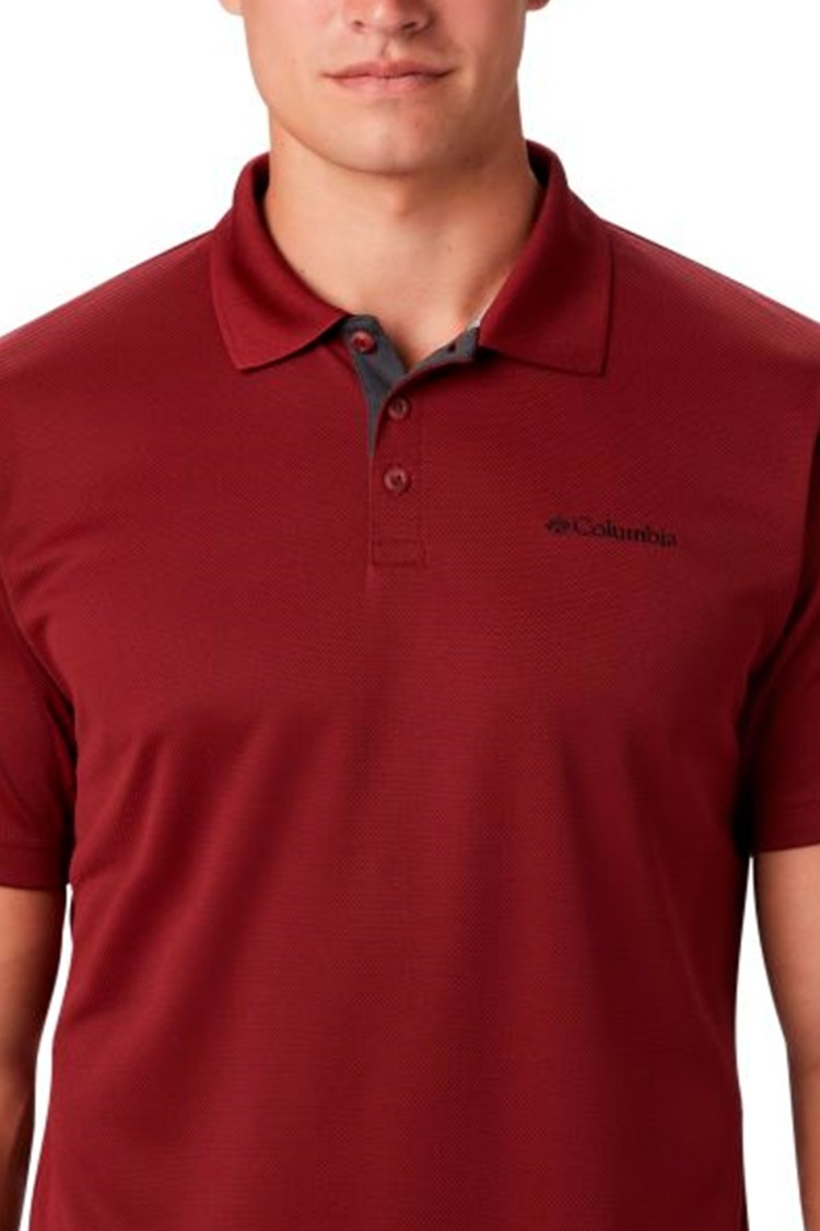 Футболка мужская Columbia Utilizer Polo бордовая 1772055-664 изображение 8
