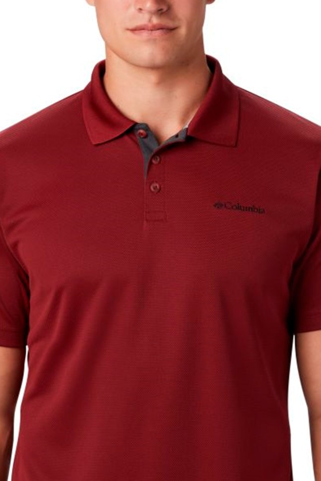 Футболка мужская Columbia Utilizer Polo бордовая 1772055-664 изображение 8