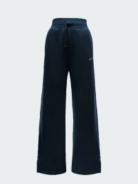 Брюки женские Nike W NSW PHNX FLC HR PANT WIDE синие DQ5615-478 изображение 2
