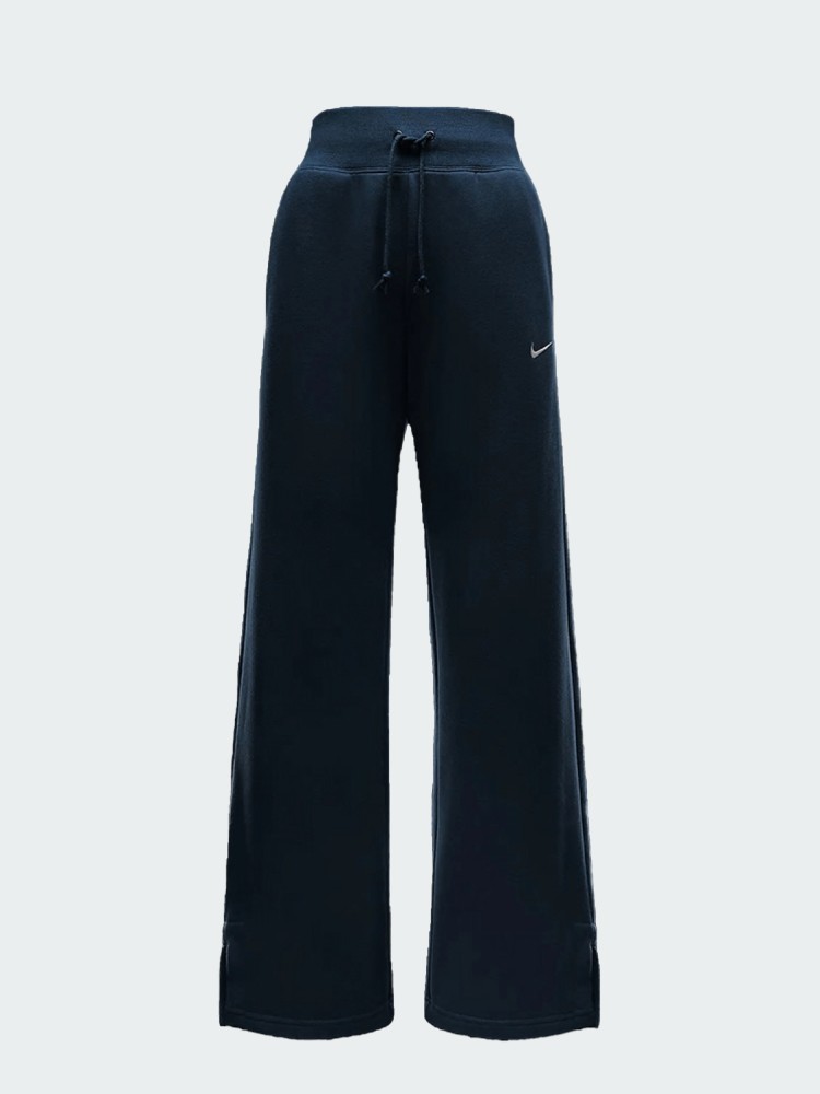 Брюки женские Nike W NSW PHNX FLC HR PANT WIDE синие DQ5615-478 изображение 2