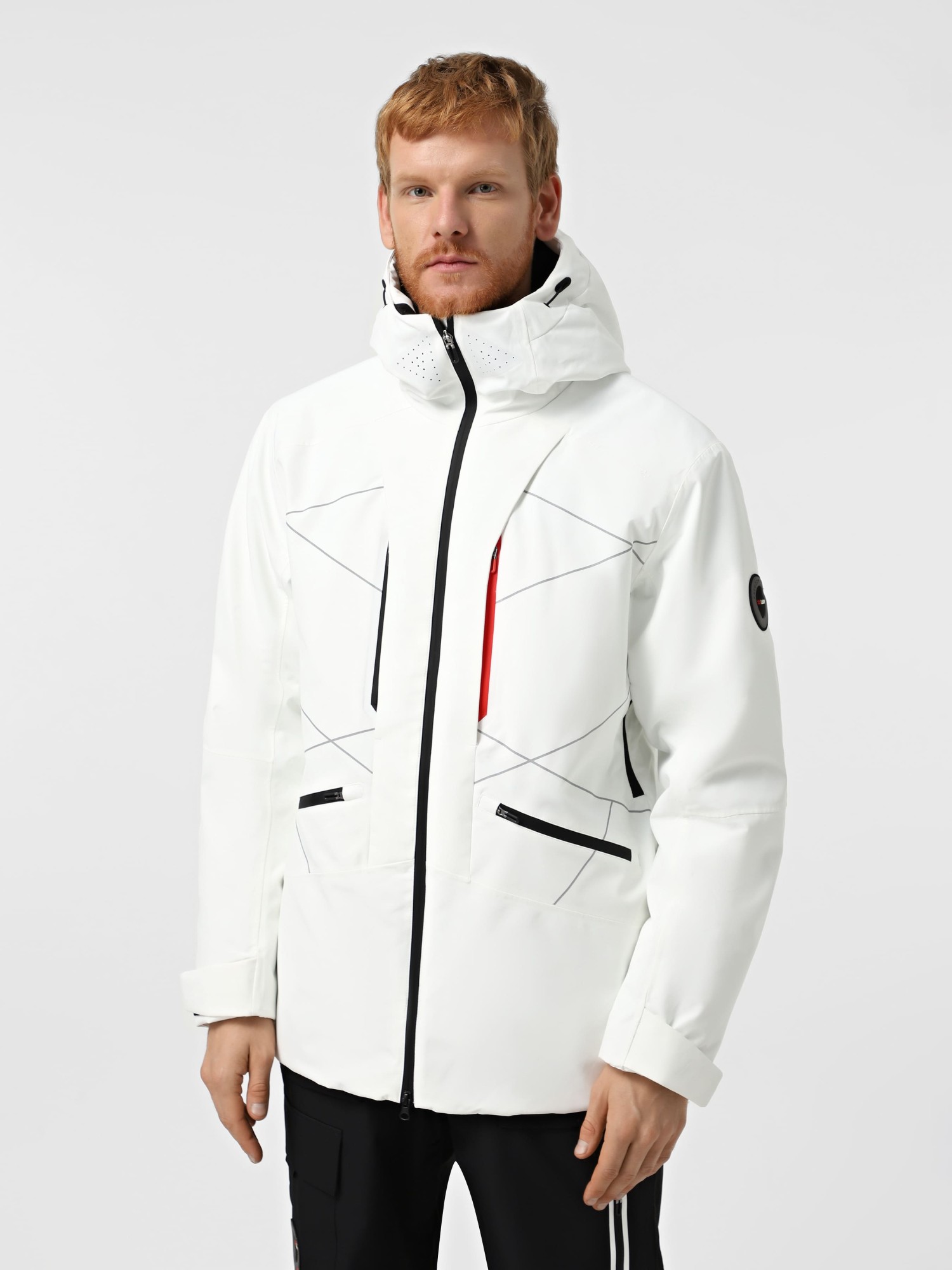 Куртка чоловіча Larum Crest біла 302504-100 изображение 2