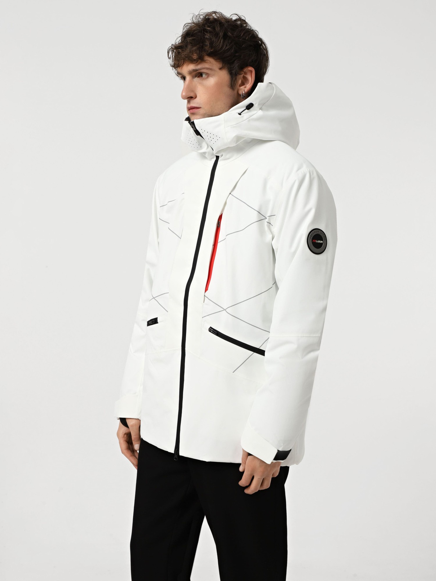 Куртка чоловіча Larum Crest біла 302504-100 изображение 8