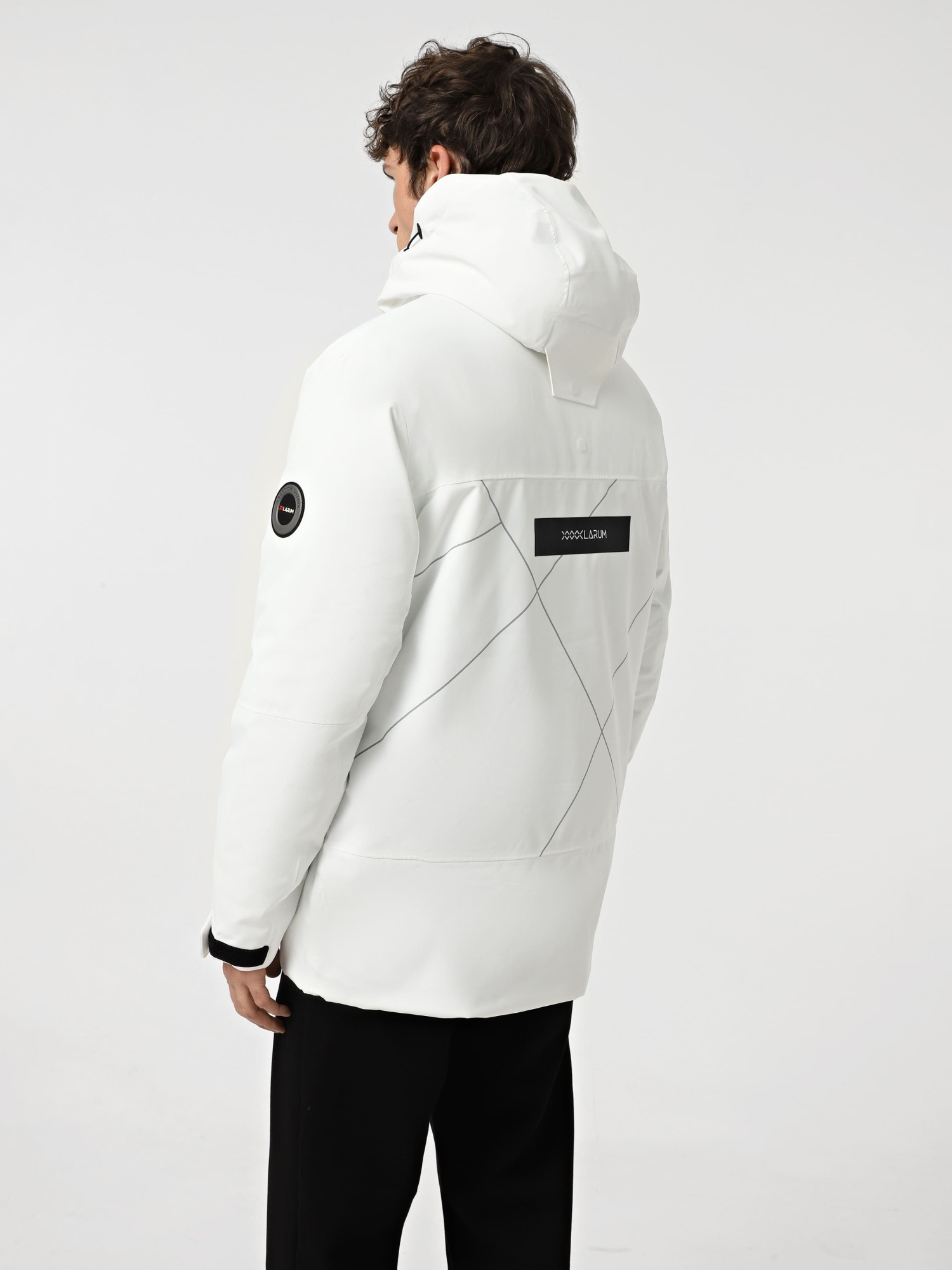 Куртка чоловіча Larum Crest біла 302504-100 изображение 9