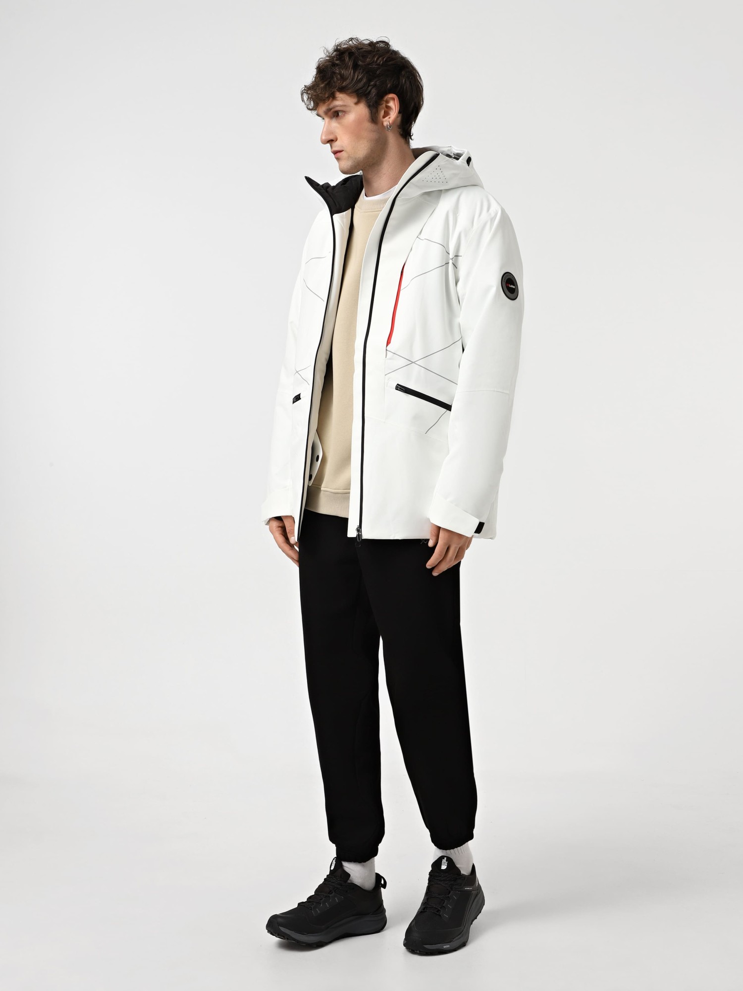 Куртка чоловіча Larum Crest біла 302504-100 изображение 12