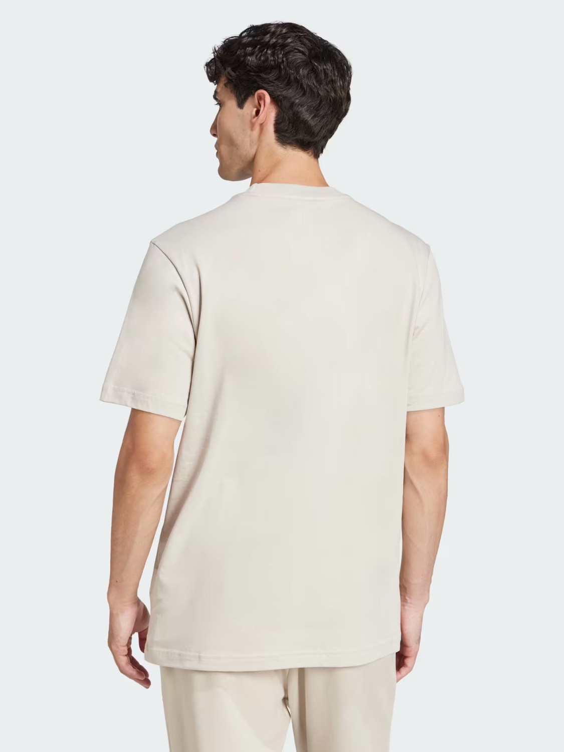 Футболка мужская Adidas M SL SJ T серая JD1779 изображение 3