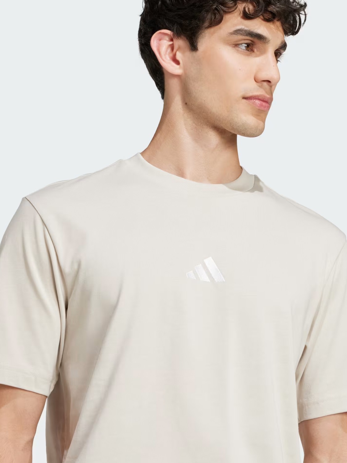 Футболка мужская Adidas M SL SJ T серая JD1779 изображение 5