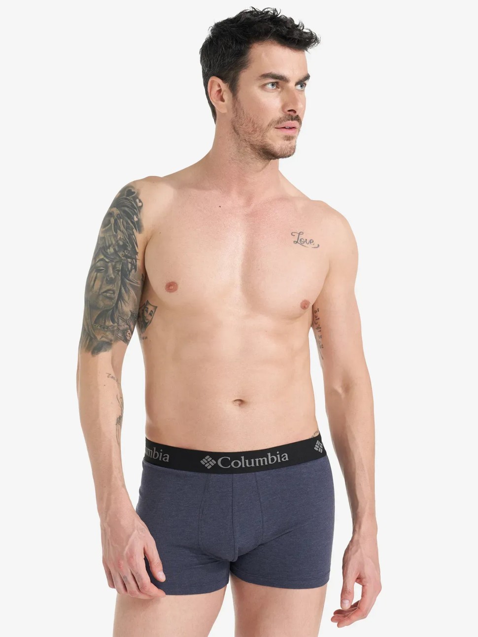 Боксери чоловiчi 2P Columbia PERFORMANCE COTTON STRETCH MELANGE сині CPCB02-BLUE — фото 5