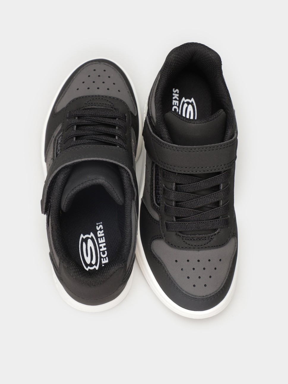 Кросівки дитячі Skechers QUICK STREET чорні 405652L BLK — фото 6
