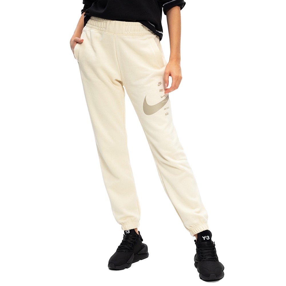 Штани жіночі Nike W Nsw Swsh Pant Flc Bb бежеві CU5631-238  изображение 1