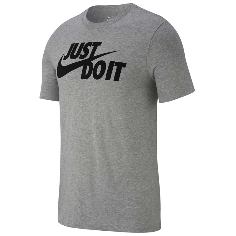 Футболка мужская Nike Tee Just Do It Swoosh серая AR5006-063 изображение 1