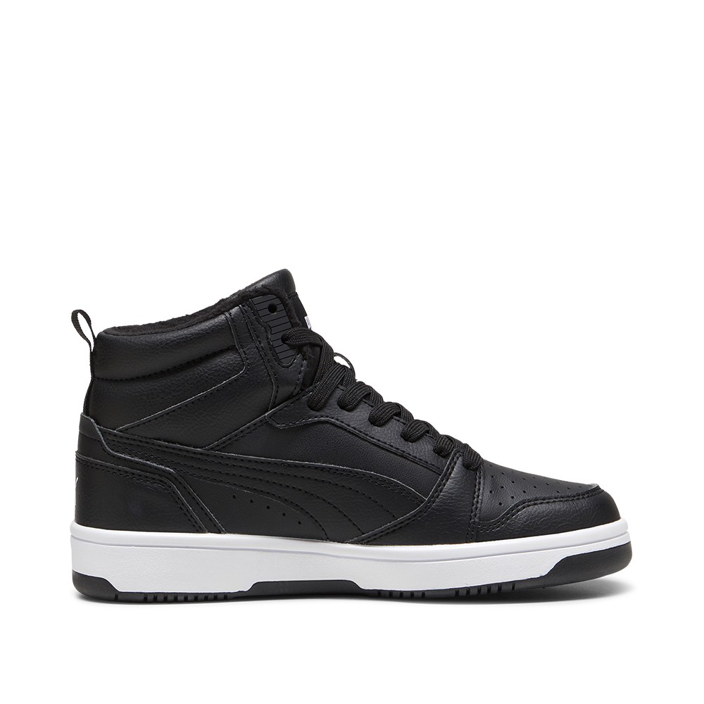 Кроссовки детские Puma Rebound V6 Mid WTR Jr черные 39468501