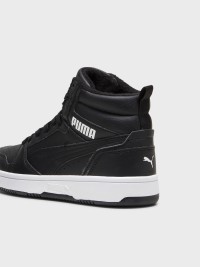 Кросівки дитячі Puma Rebound V6 Mid WTR Jr чорні 39468501 изображение 5