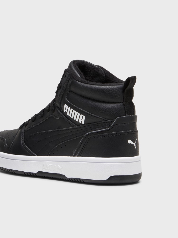 Кросівки дитячі Puma Rebound V6 Mid WTR Jr чорні 39468501 изображение 5