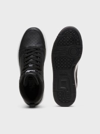 Кросівки дитячі Puma Rebound V6 Mid WTR Jr чорні 39468501 изображение 7