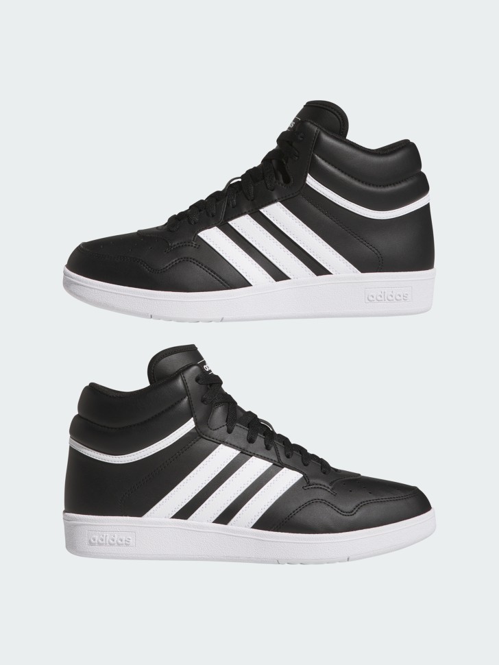 Кроссовки мужские Adidas HOOPS 4.0 MID черные JQ9994 изображение 10