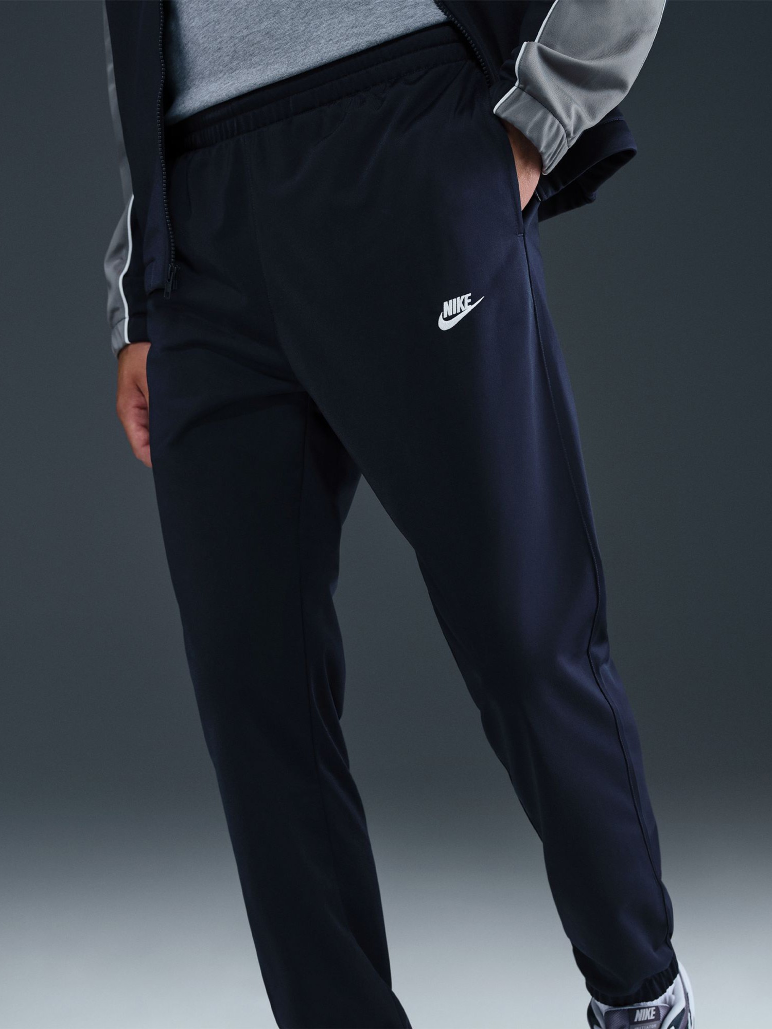 Костюм мужской Nike M NK CLUB PK TRK SUIT темно-синий HV1444-451 изображение 3
