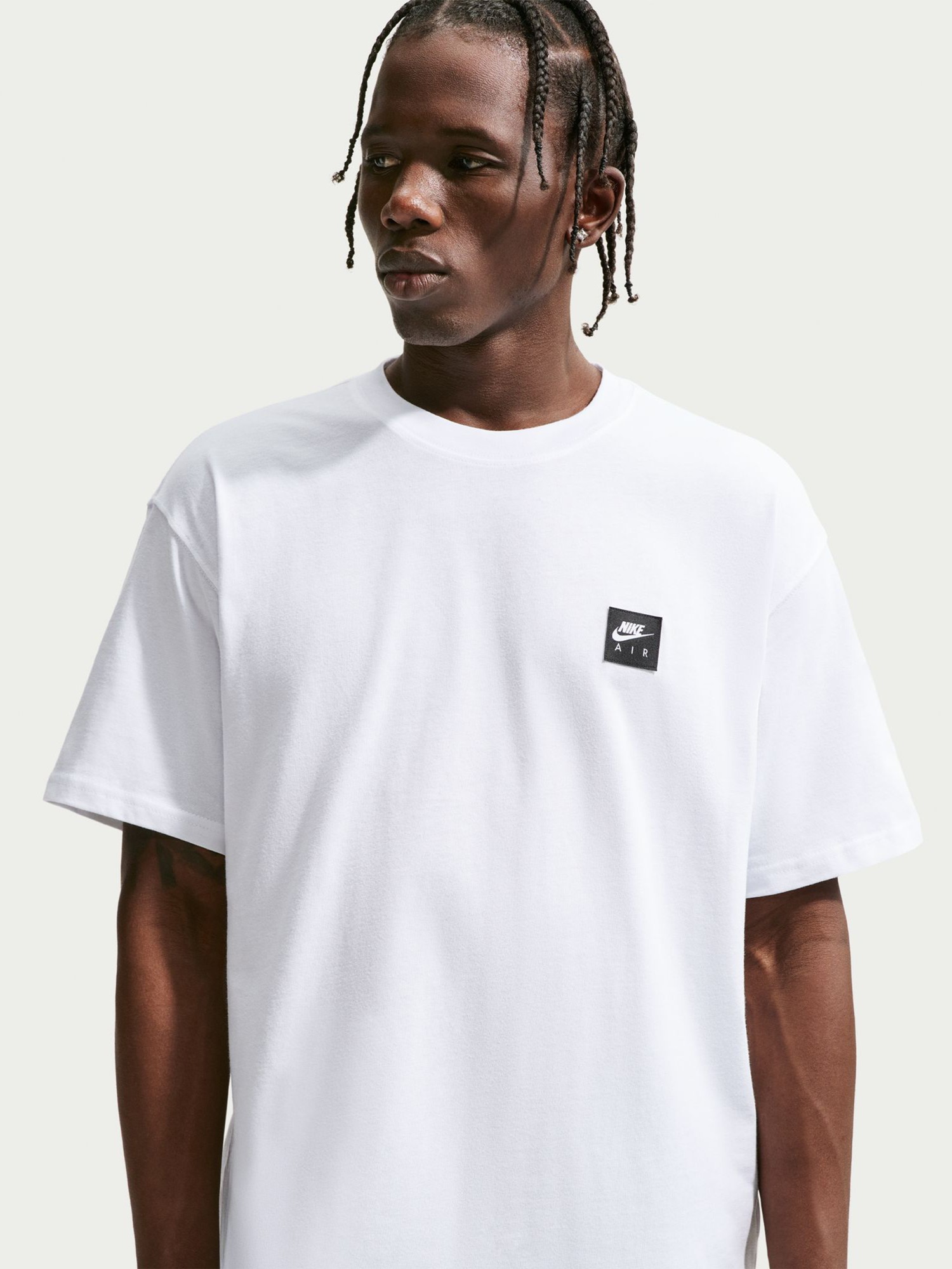 Футболка мужская Nike U NSW TEE LSE AIR BOX белая IR8021-100 изображение 5