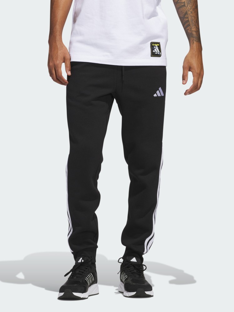 Брюки мужские Adidas M 3S FL TC PT черные JD1861 изображение 2
