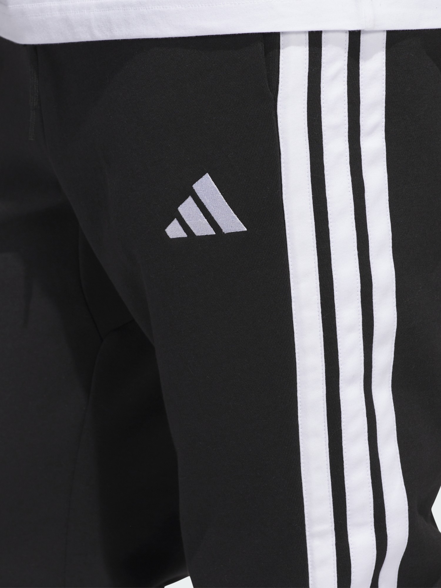 Брюки мужские Adidas M 3S FL TC PT черные JD1861 изображение 5
