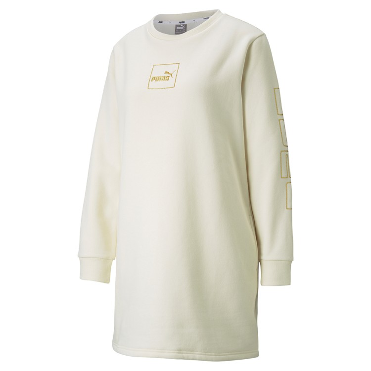 Сукня жіноча Puma Holiday Dress Fl молочна 58955073