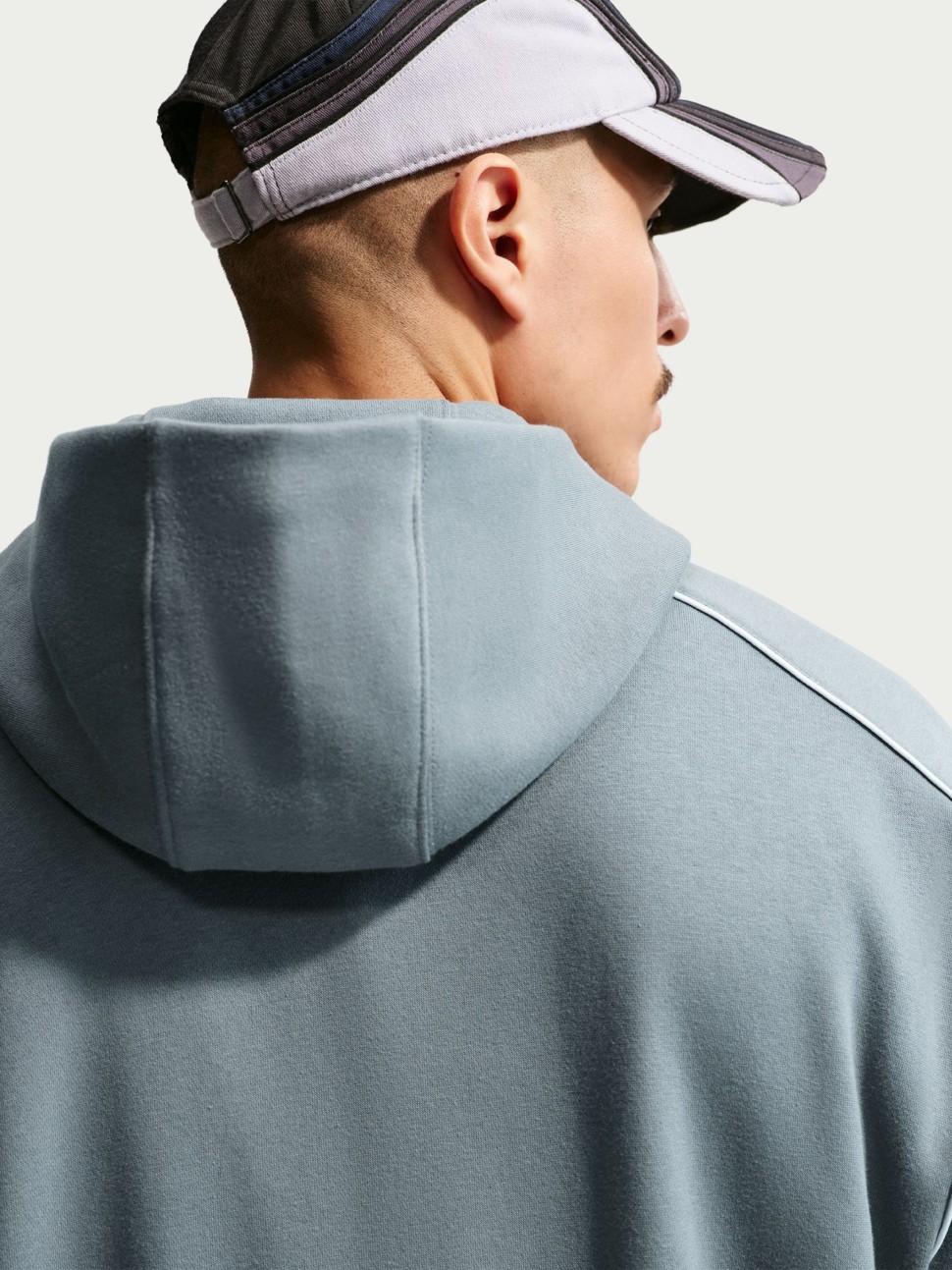 Men's sweatshirt Nike M NK AIR BB FZ HDY gray IF1274-084 — photo 5