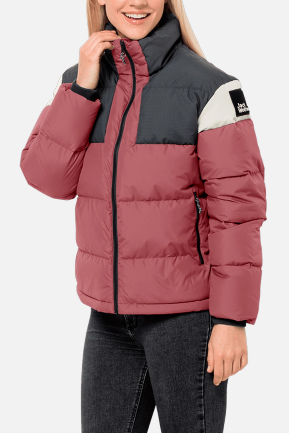 Куртка женская Jack Wolfskin 365 Fearless Down Jacket W розовая 1206451-2442 — фото 2