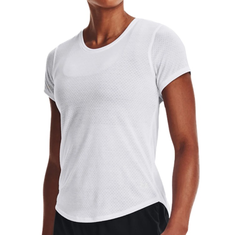 Футболка жіноча Under Armour UA Streaker SS біла 1361371-100 изображение 1