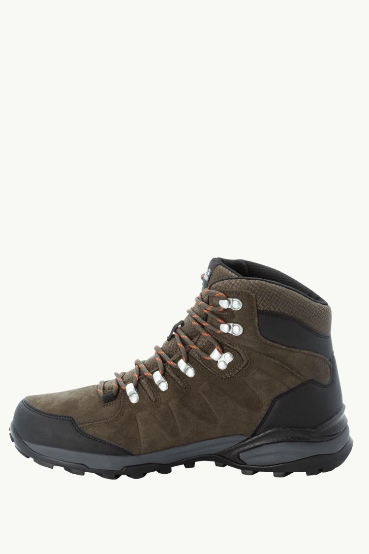 Черевики чоловічі Jack Wolfskin REFUGIO TEXAPORE MID M хакі 4049841-4287 изображение 4