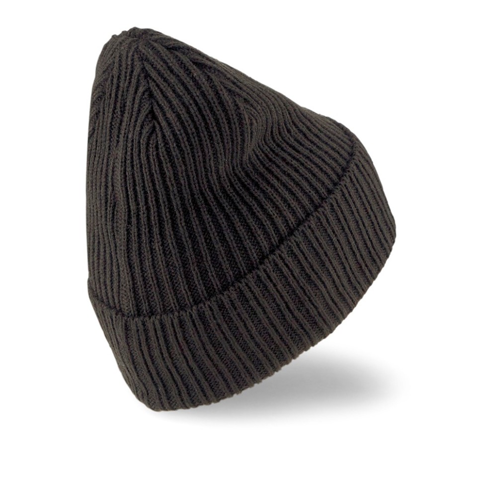 Шапка Puma Ribbed Classic Cuff Beanie чорна 02403801 — фото 2