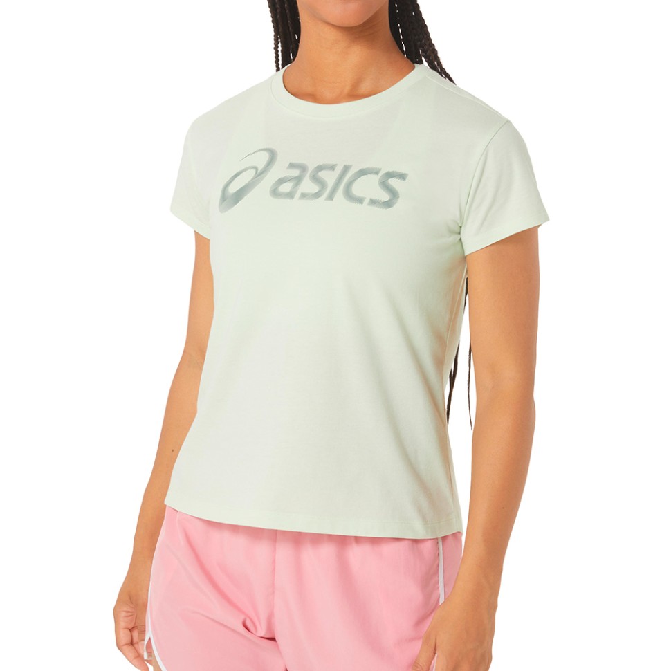 Футболка жіноча Asics ASICS BIG LOGO TEE III м'ятна 2032C411-302 — фото 1
