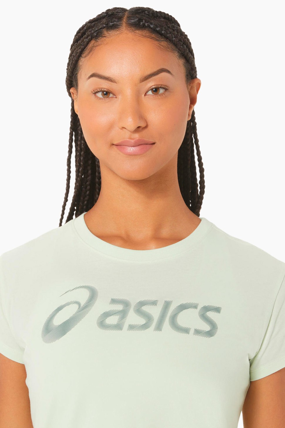 Футболка жіноча Asics ASICS BIG LOGO TEE III м'ятна 2032C411-302 — фото 3