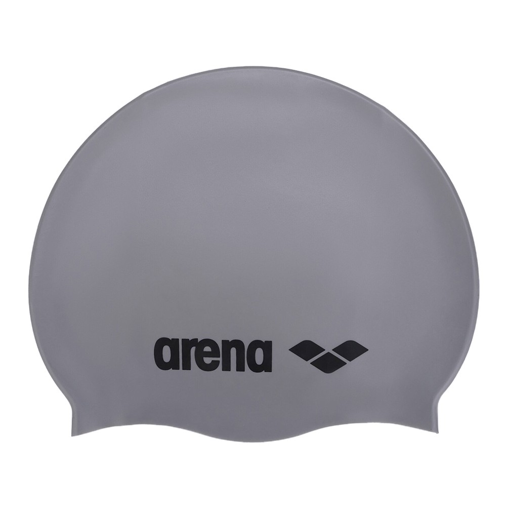 Шапочка для плавания детская   Arena CLASSIC SILICONE JR серая 91670-051