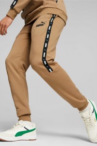Брюки мужские Puma ESS+ Tape Sweatpants FL cl бежевые 84904285 изображение 2