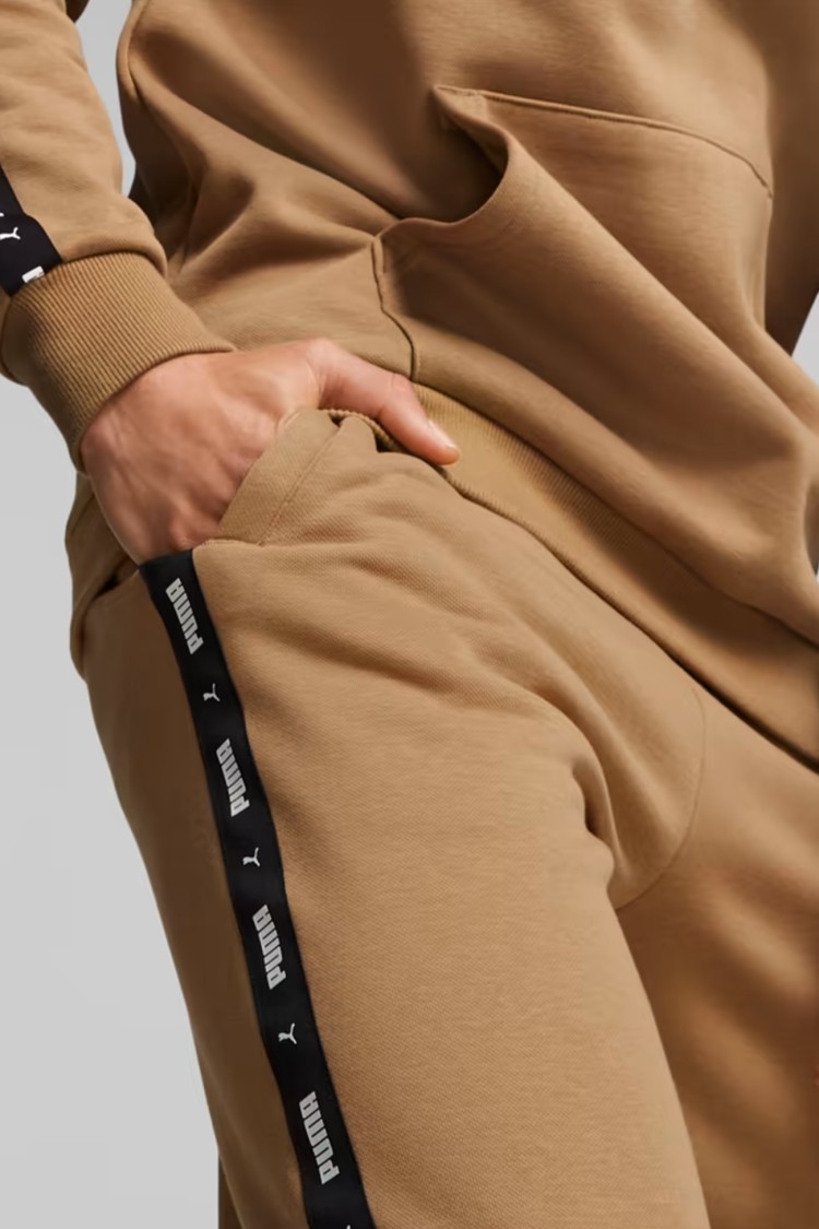 Брюки мужские Puma ESS+ Tape Sweatpants FL cl бежевые 84904285 изображение 5
