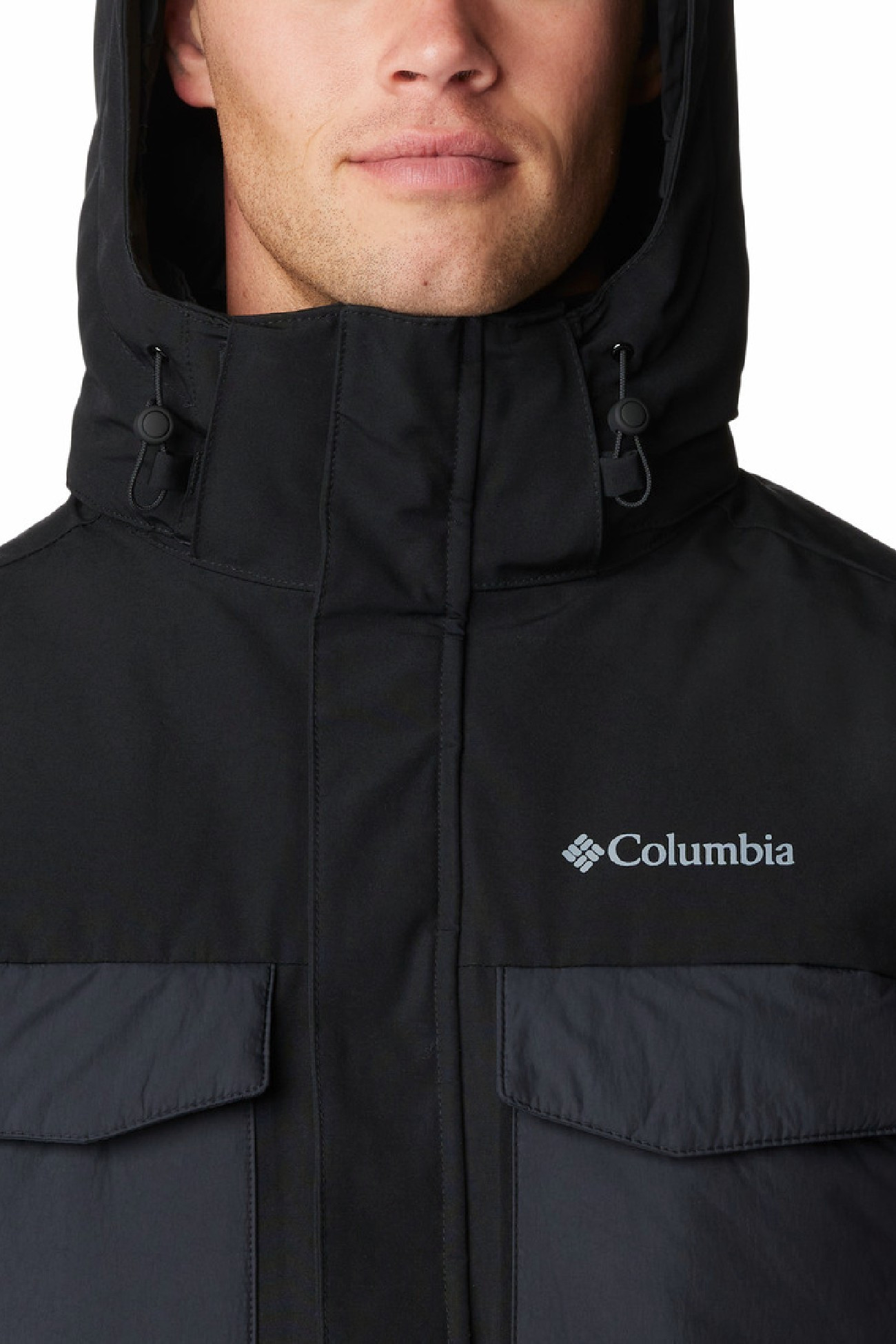 Куртка мужская Columbia Marquam Peak Fusion™ Jacket черная 2051031-010 изображение 3